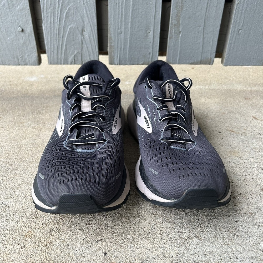 Brooks Ghost 13 Women's Size 9 Gray/Pink Running Sneakers Summer Great Condition - Picture 2 of 8
